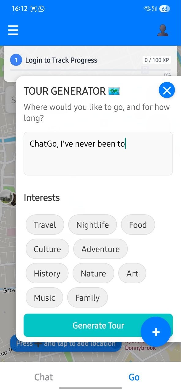 ChatGo app screen preview